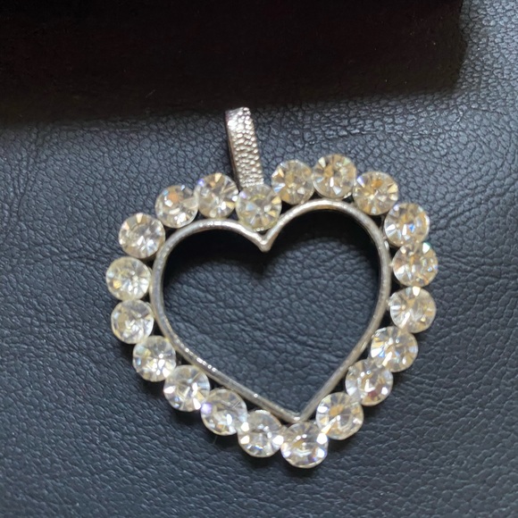 Heart diamond necklace - Picture 1 of 3